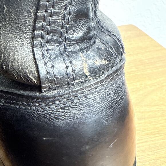 Vintage Corcoran Jump Boots Men's 10.5 D Black Leather Red Tag Combat Military - Picture 9 of 13